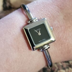 Gucci 1900L 19.5mm Women's Black X Silver Watch